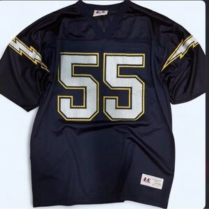 Logo Athletic Navy Mesh Jersey